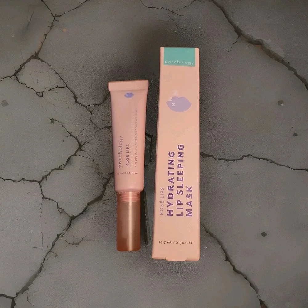 PATCHOLOGY Rose Lips  HYDRATING LIP SLEEPING MASK Full Size .50 oz‎ New in Box